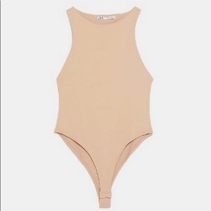 Zara Nude Peach body suit - Size L (worn 1x)